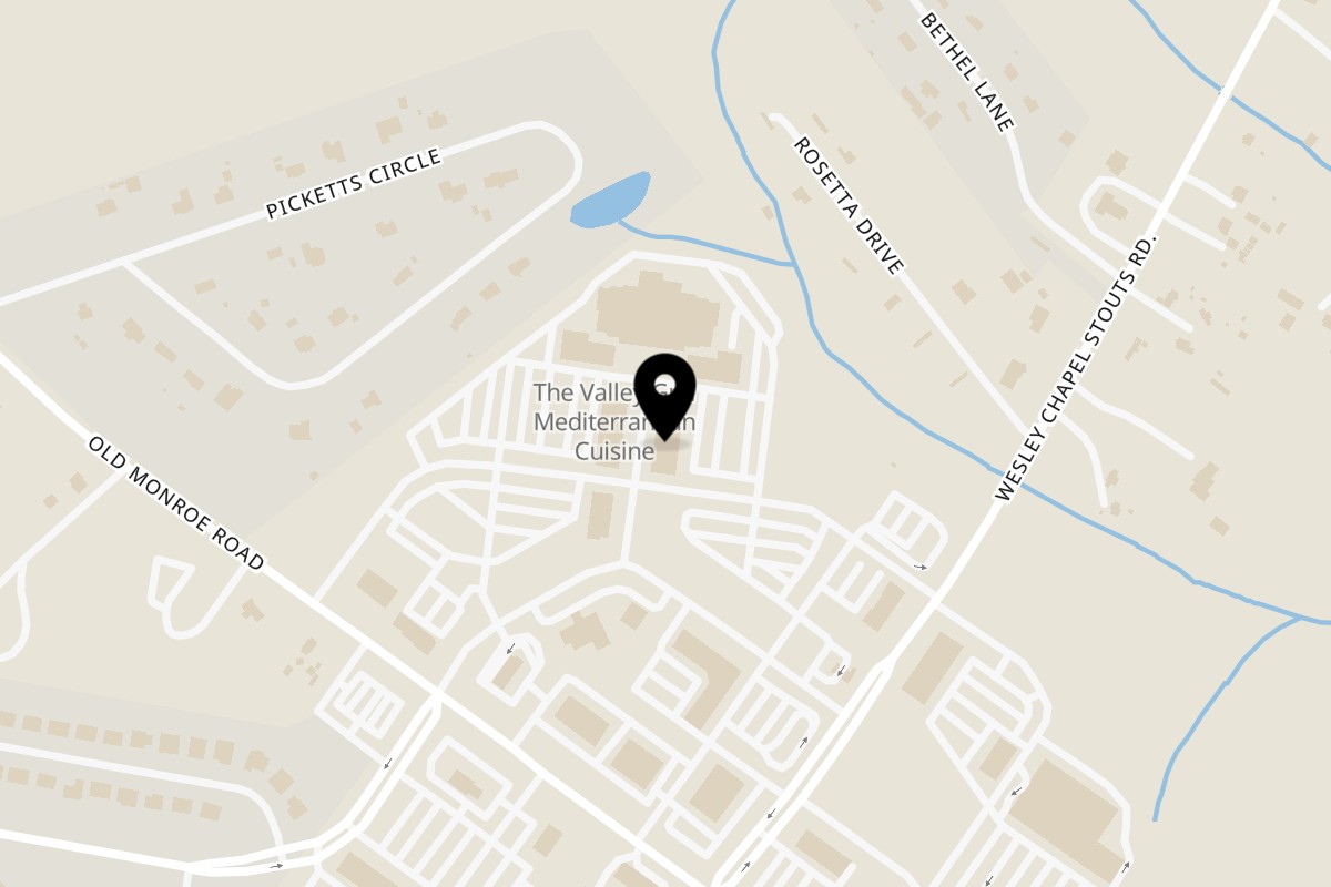 Map showing the location of Superfood Cafe on 6461 Old Monroe Rd E in Indian Trail